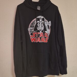 Starwars Men's Darthvader Graphic Hoodie W/ Long Sleeves